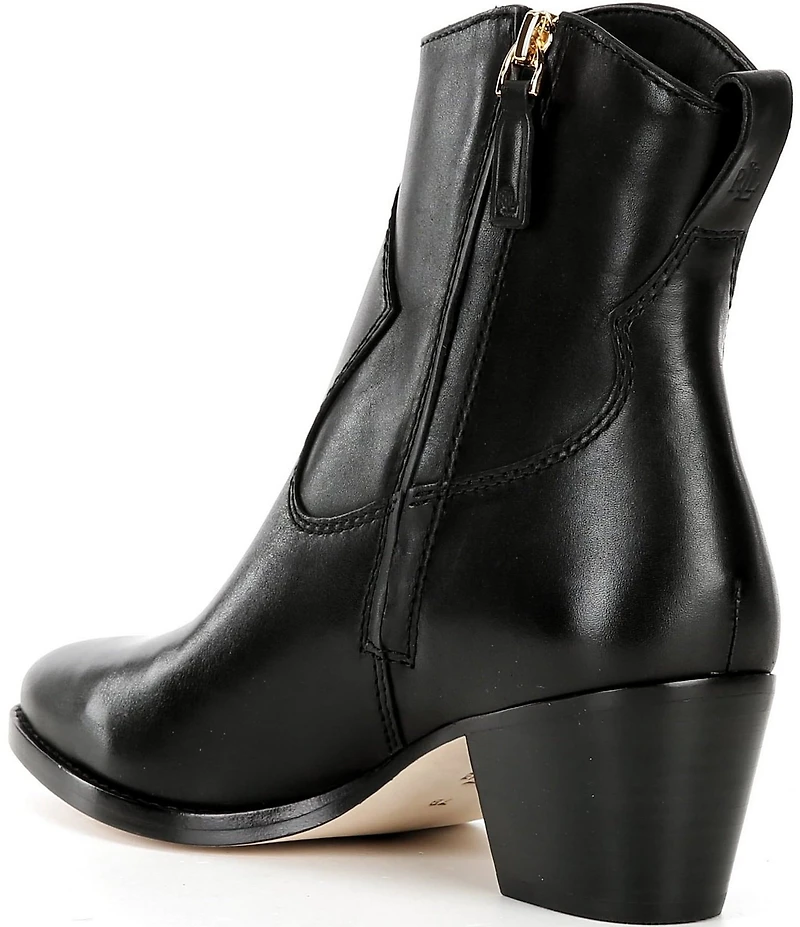 Lauren Ralph Lauren Harpher Leather Booties