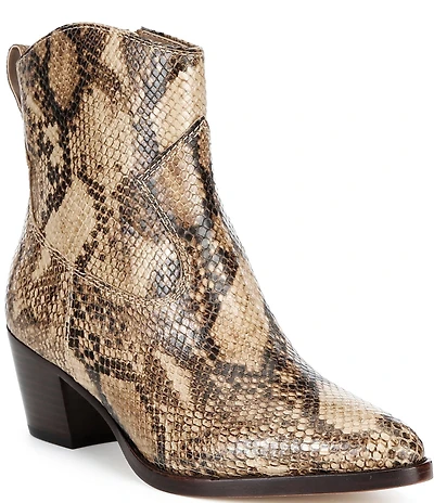 Lauren Ralph Lauren Harpher Python Booties