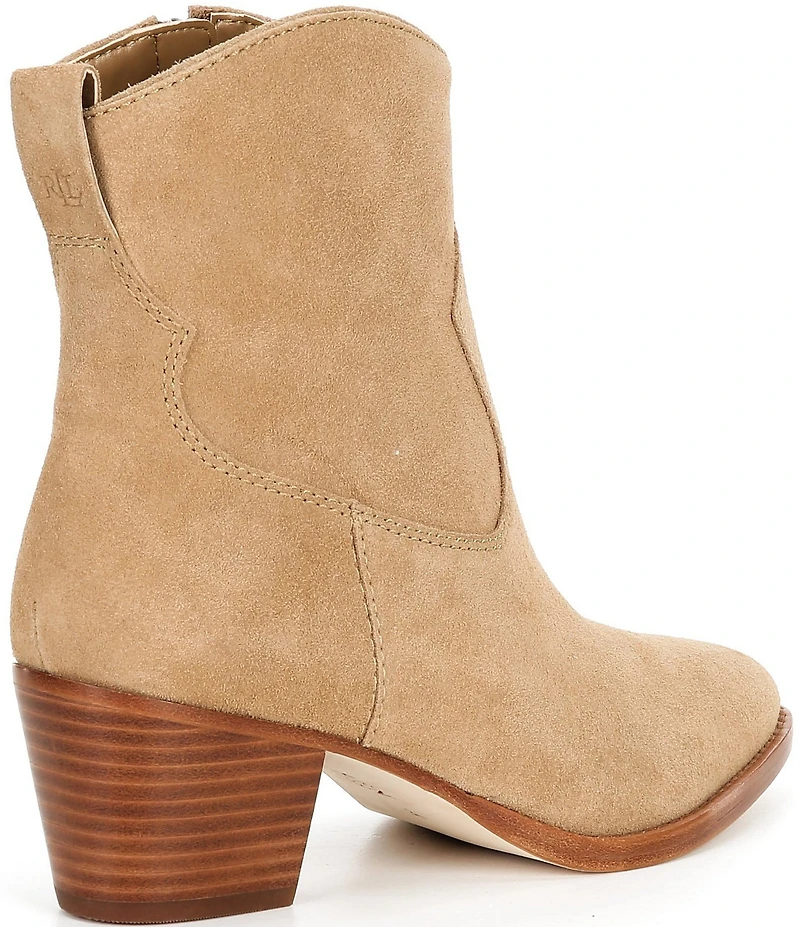 Lauren Ralph Lauren Harpher Suede Booties