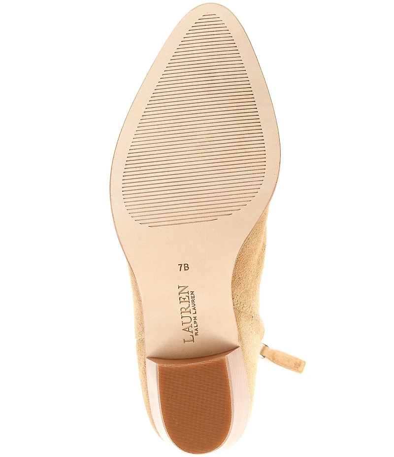 Lauren Ralph Lauren Harpher Suede Booties