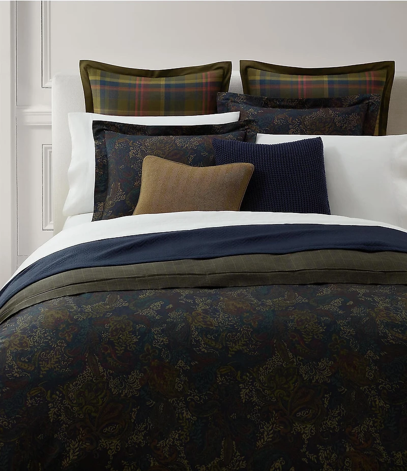 Lauren Ralph Lauren Henry Cotton Sateen Autumnal Reversible Comforter Set