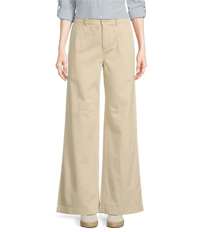 Lauren Ralph Lauren High Rise Wide Leg Pants