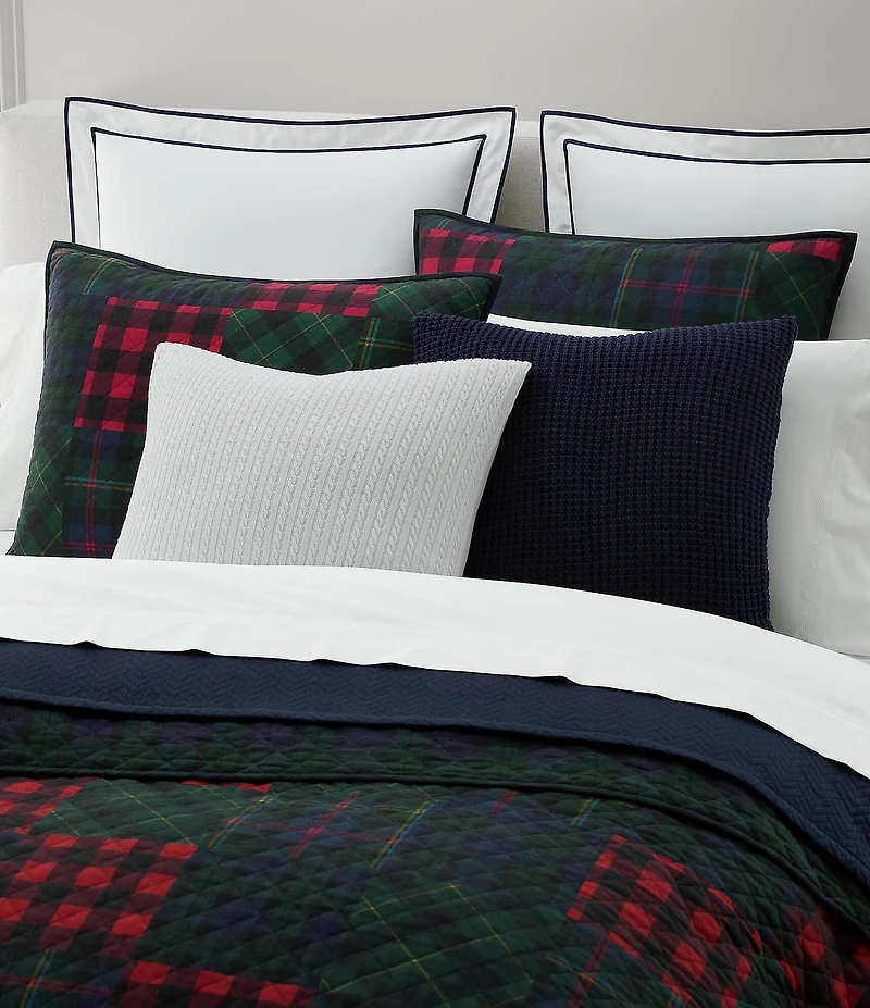 Lauren Ralph Lauren Holiday Collection Hadley Soft Cotton Diamond-Stitch Sham