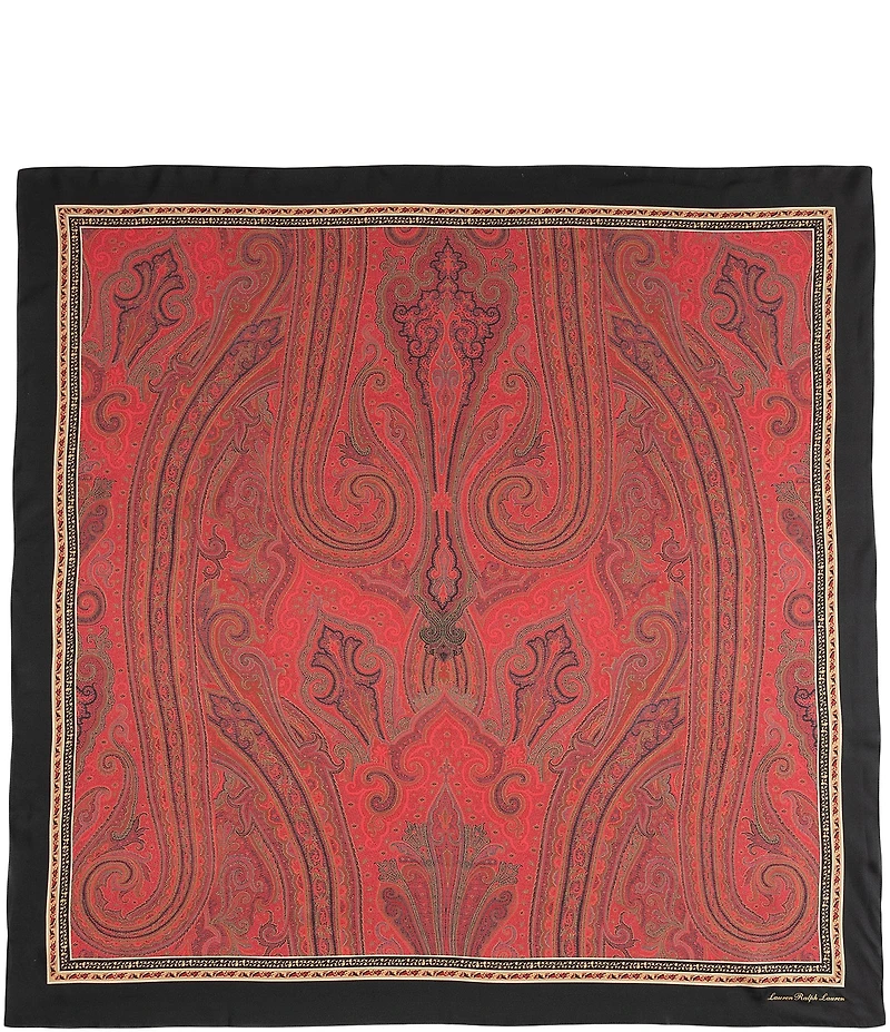 Lauren Ralph Lauren Holiday Paisley Square Scarf