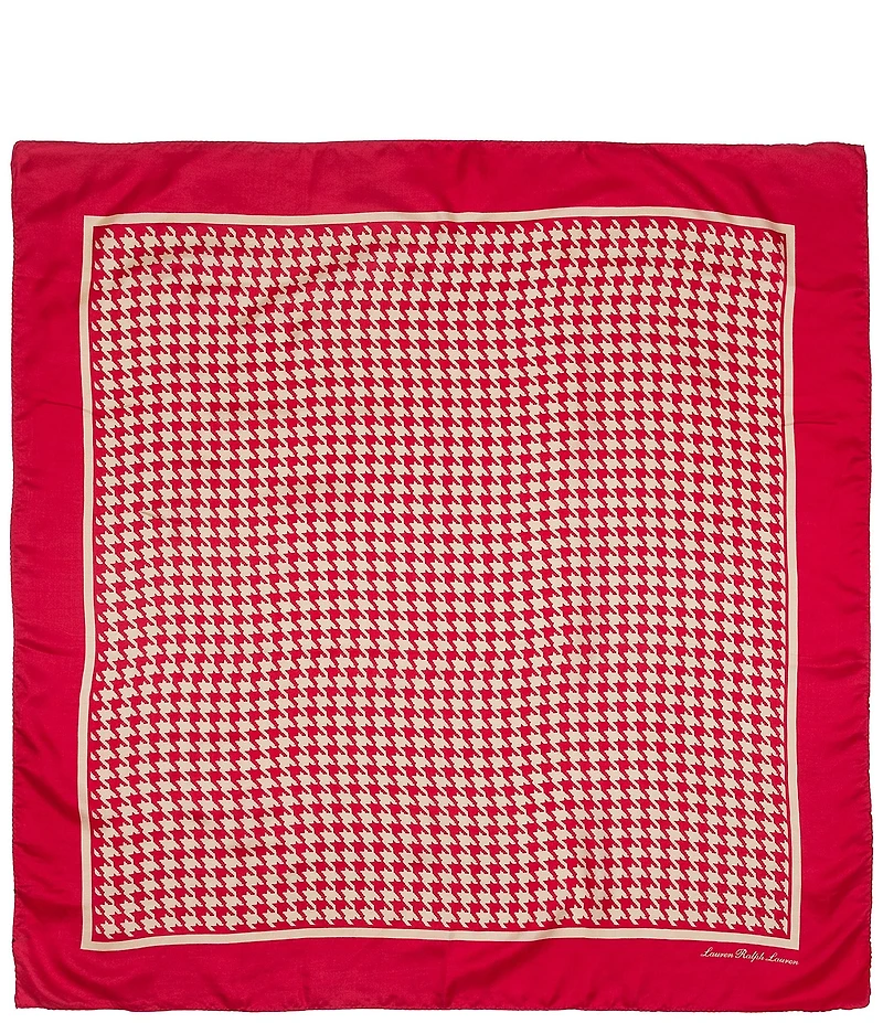 Lauren Ralph Lauren Houndstooth Square Scarf