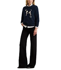 Lauren Ralph Lauren Intarsia-Knit Dog Sweater