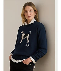 Lauren Ralph Lauren Intarsia-Knit Dog Sweater