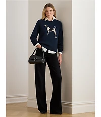 Lauren Ralph Lauren Intarsia-Knit Dog Sweater