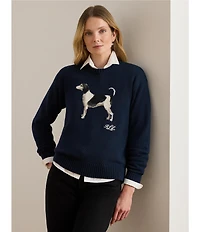 Lauren Ralph Lauren Intarsia-Knit Dog Sweater
