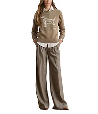 Lauren Ralph Lauren Intarsia-Knit English Setter Sweater
