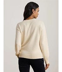 Lauren Ralph Lauren Intarsia-Knit Gold Retriever Sweater