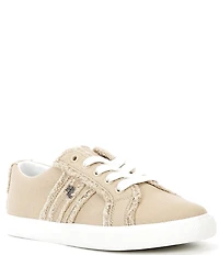 Lauren Ralph Lauren Janson Frayed Canvas Sneakers