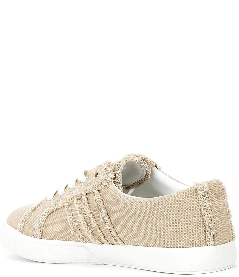 Lauren Ralph Lauren Janson Frayed Canvas Sneakers