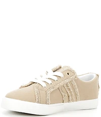 Lauren Ralph Lauren Janson Frayed Canvas Sneakers