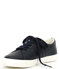 Lauren Ralph Lauren Jason II Logo Detail Leather Lace-Up Sneakers