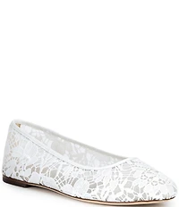 Lauren Ralph Lauren Jayna Lace Detail Ballet Flats