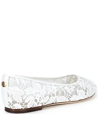 Lauren Ralph Lauren Jayna Lace Detail Ballet Flats