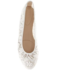 Lauren Ralph Lauren Jayna Lace Detail Ballet Flats