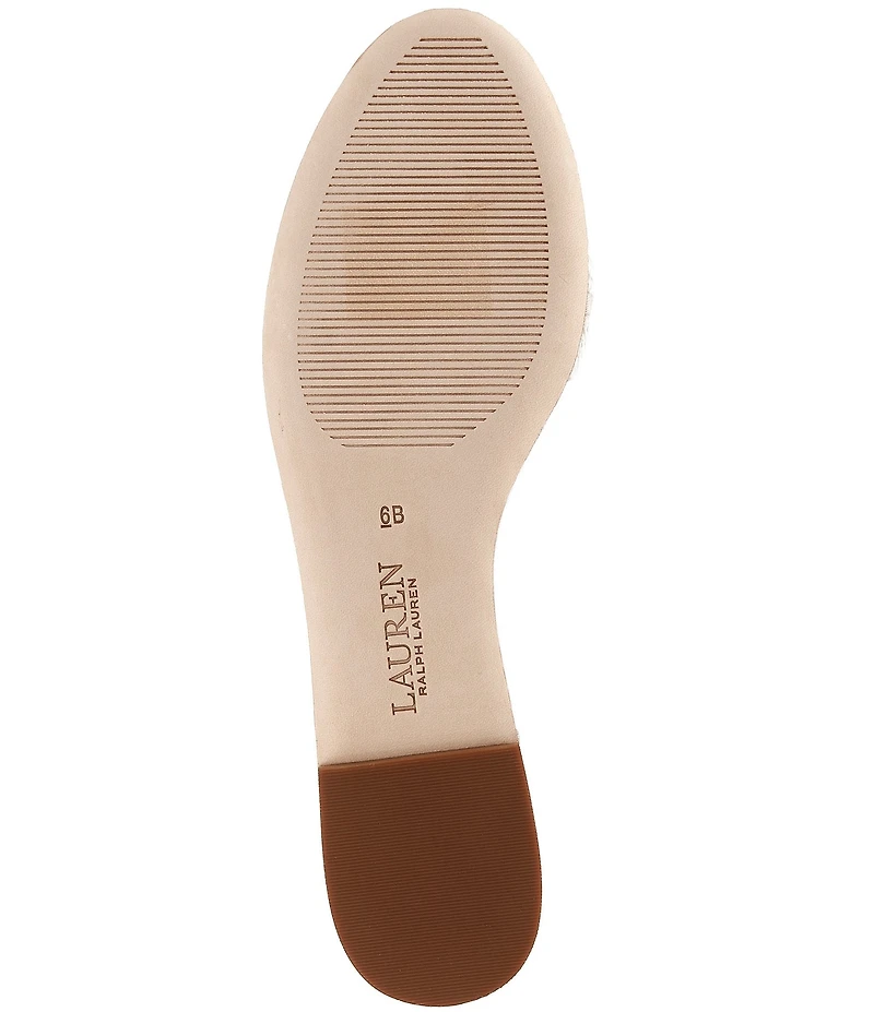 Lauren Ralph Lauren Jayna Lace Detail Ballet Flats