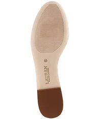 Lauren Ralph Lauren Jayna Lace Detail Ballet Flats