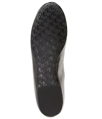 Lauren Ralph Lauren Jayna Leather Bow Ballet Flats