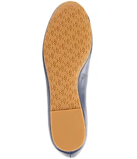 Lauren Ralph Lauren Jayna Leather Bow Ballet Flats