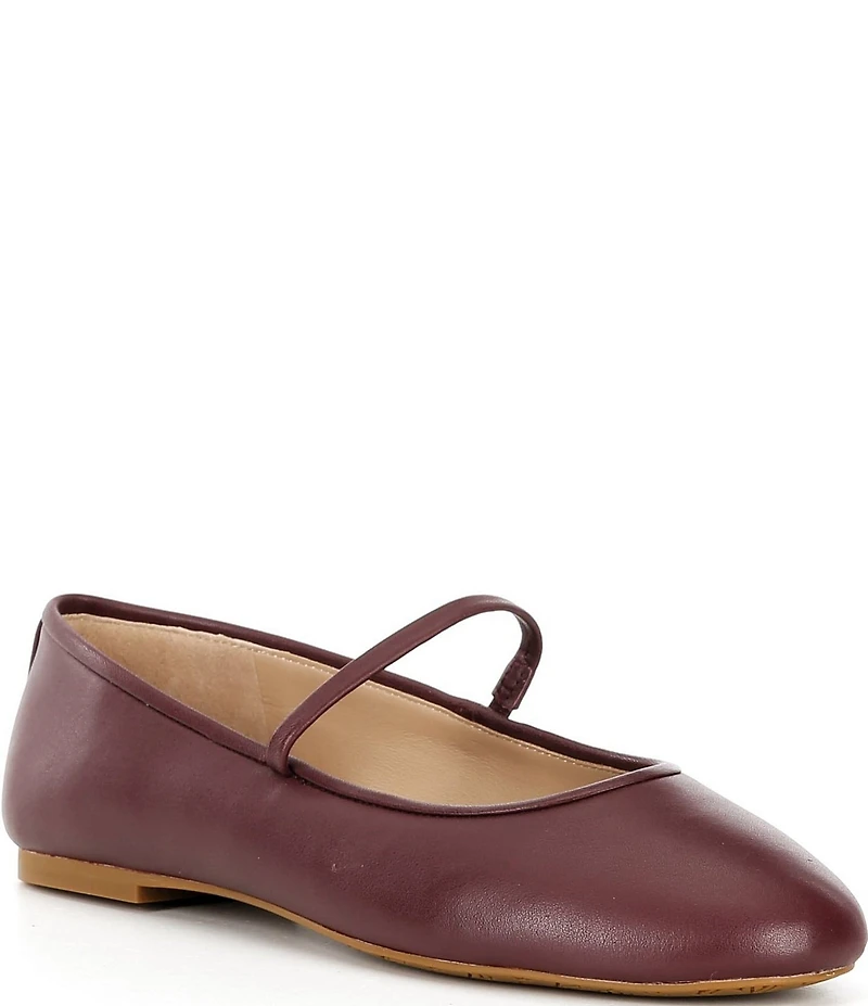 Lauren Ralph Lauren Jayna Leather Mary Jane Flats
