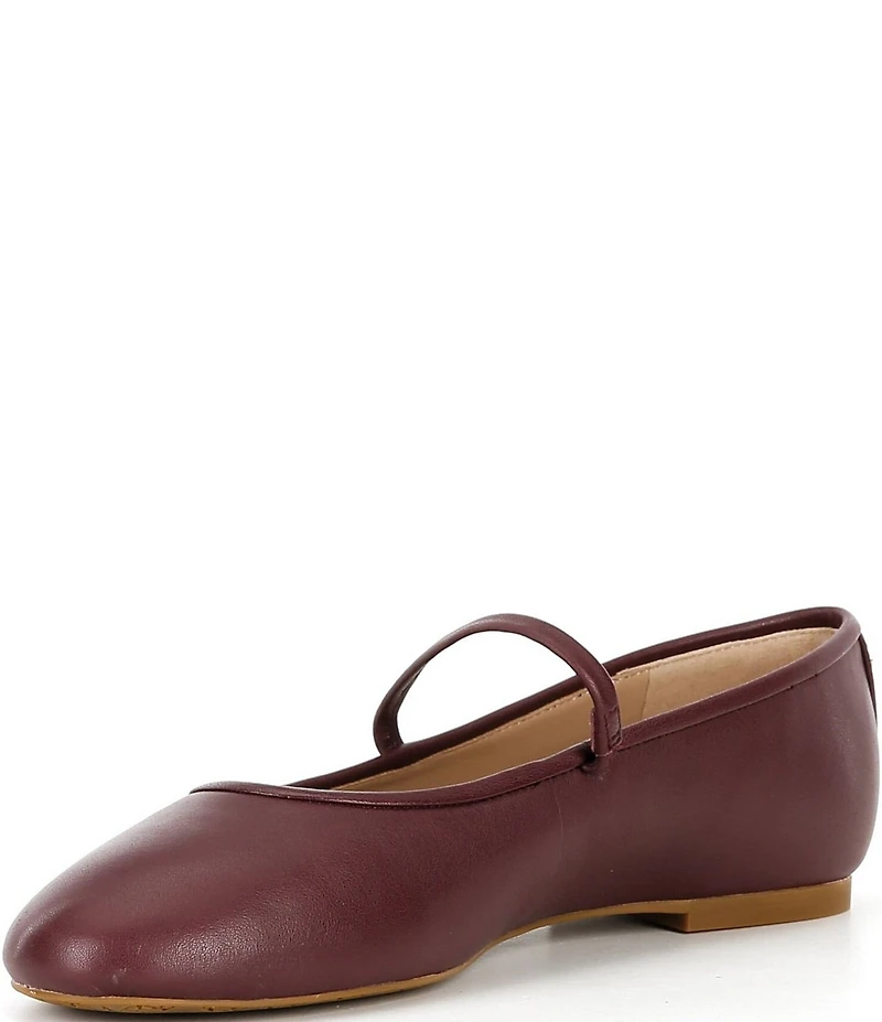 Lauren Ralph Lauren Jayna Leather Mary Jane Flats