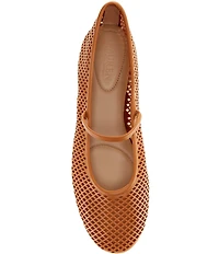 Lauren Ralph Lauren Jayna Perforated Leather Mary Jane Flats