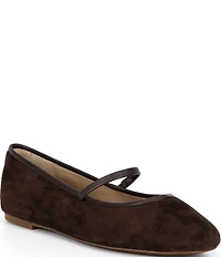Lauren Ralph Lauren Jayna Suede Ballet Flats
