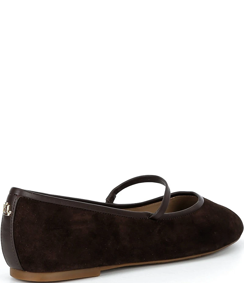 Lauren Ralph Lauren Jayna Suede Ballet Flats