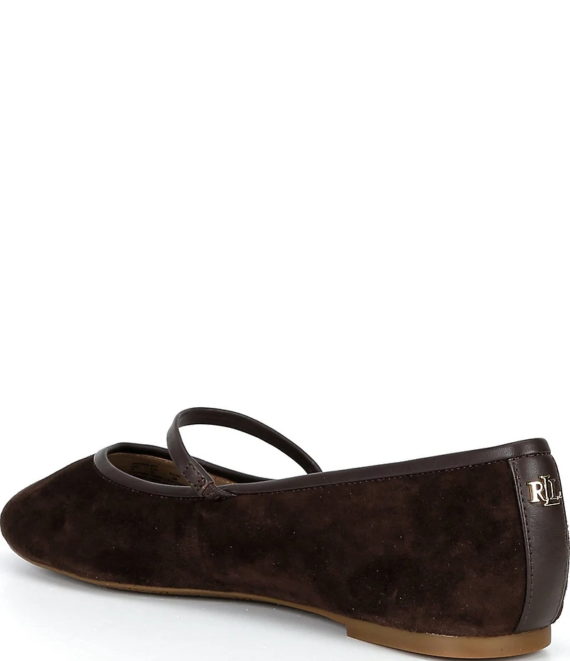 Lauren Ralph Lauren Jayna Suede Ballet Flats