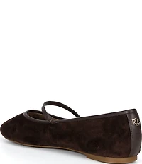 Lauren Ralph Lauren Jayna Suede Ballet Flats
