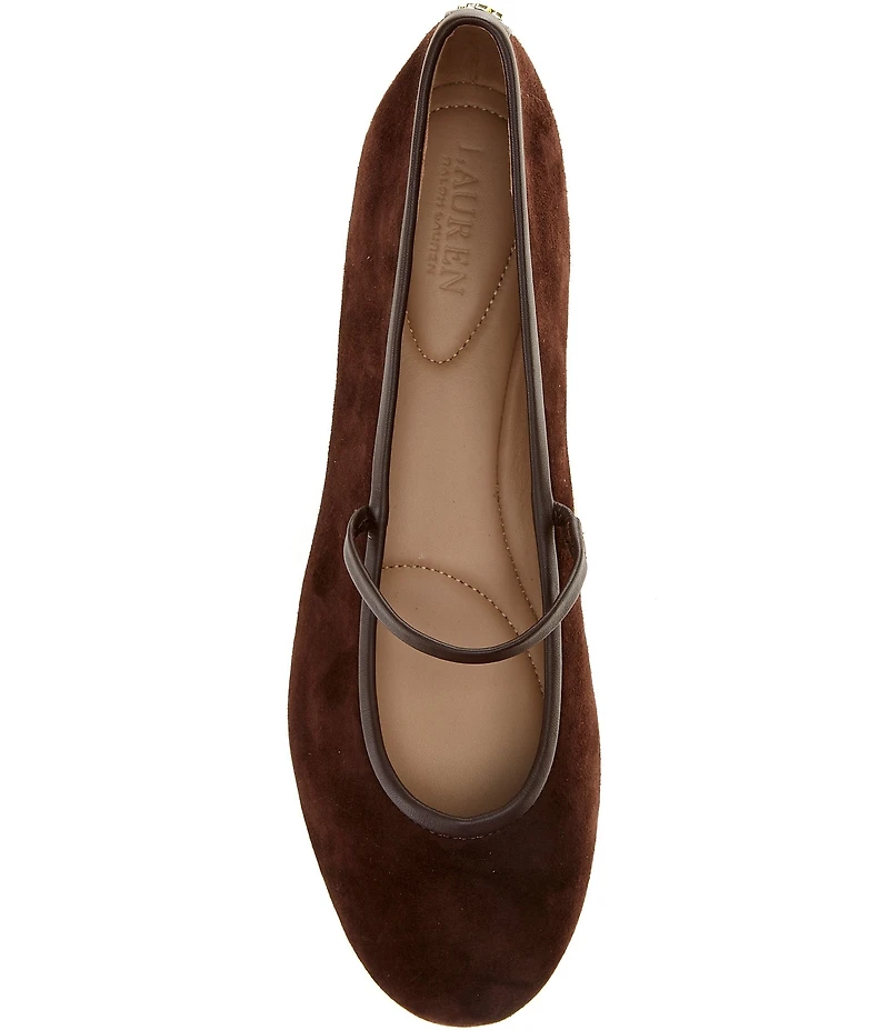 Lauren Ralph Lauren Jayna Suede Ballet Flats