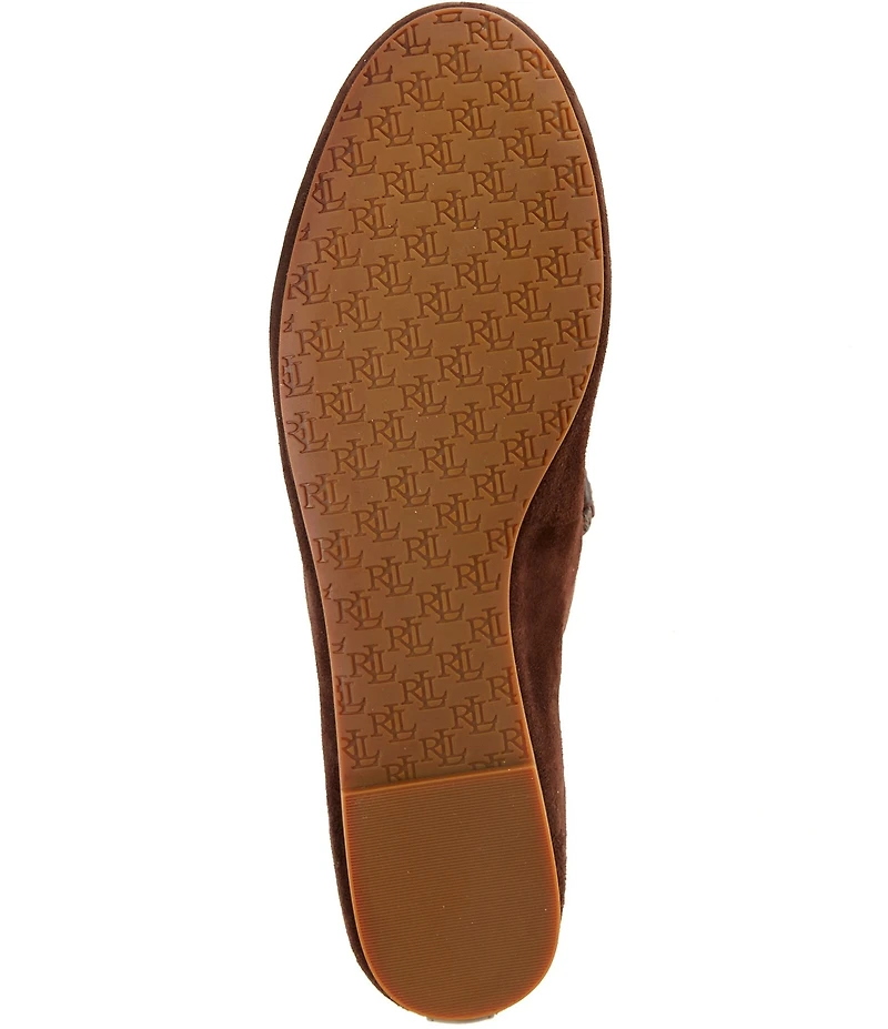 Lauren Ralph Lauren Jayna Suede Ballet Flats