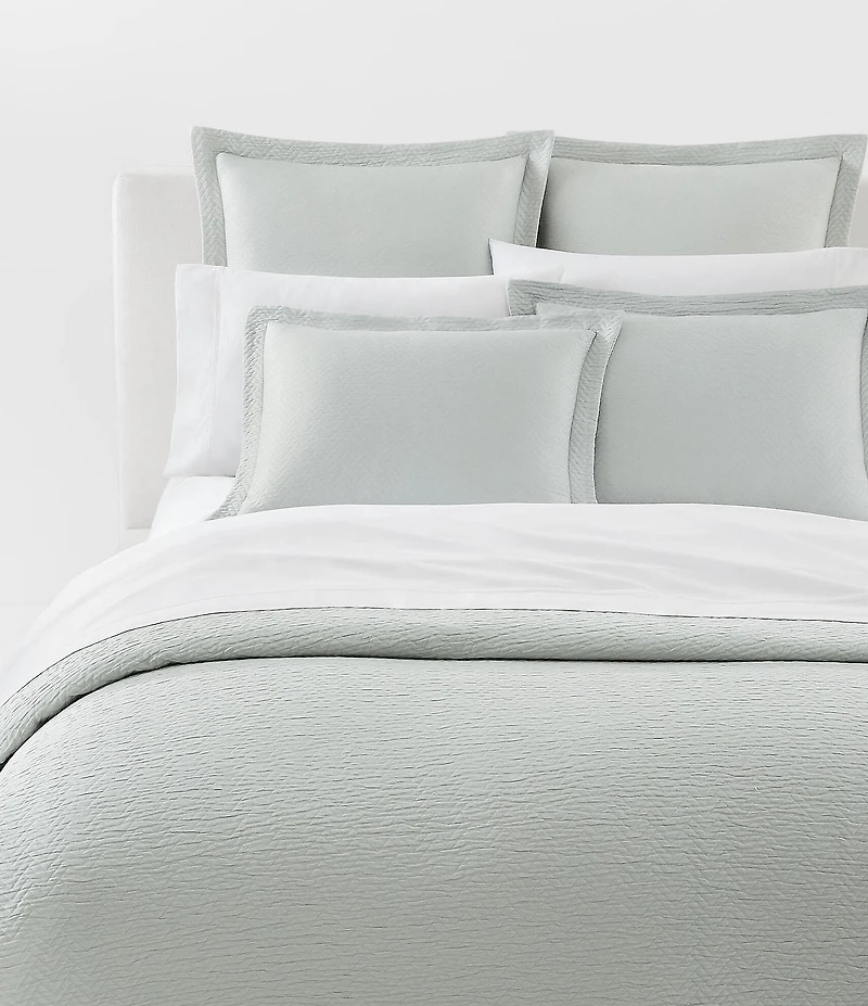 Lauren Ralph Lauren Kaia Chevron Motif Matelasse Euro Sham
