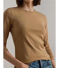 Lauren Ralph Lauren Knit Crew Neck Long Sleeve Top
