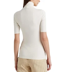 Lauren Ralph Lauren Knit Jersey Turtleneck Top
