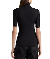 Lauren Ralph Lauren Knit Jersey Turtleneck Top