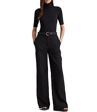 Lauren Ralph Lauren Knit Jersey Turtleneck Top