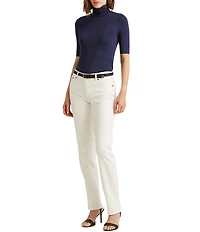 Lauren Ralph Lauren Knit Jersey Turtleneck Top