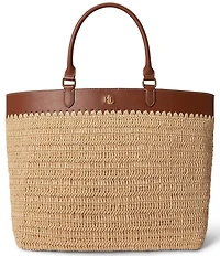 Lauren Ralph Lauren Kyla Straw Tote Bag