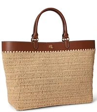 Lauren Ralph Lauren Kyla Straw Tote Bag