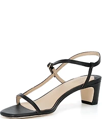 Lauren Ralph Lauren Lainee Leather Mid Heel Sandals