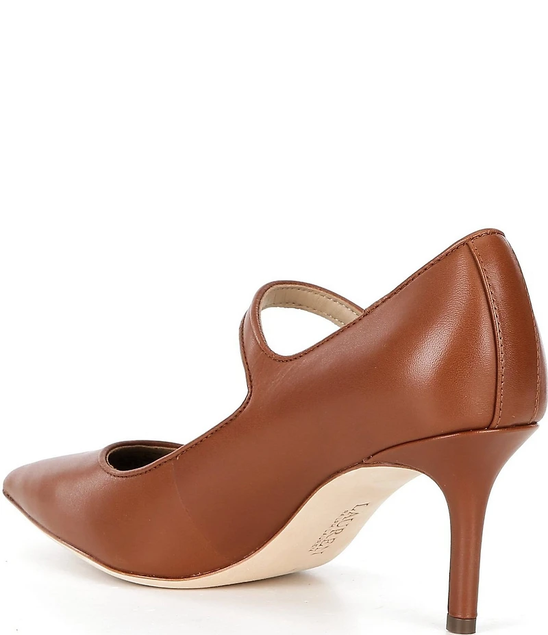 Lauren Ralph Lauren Lanette Leather Mary Jane Pumps