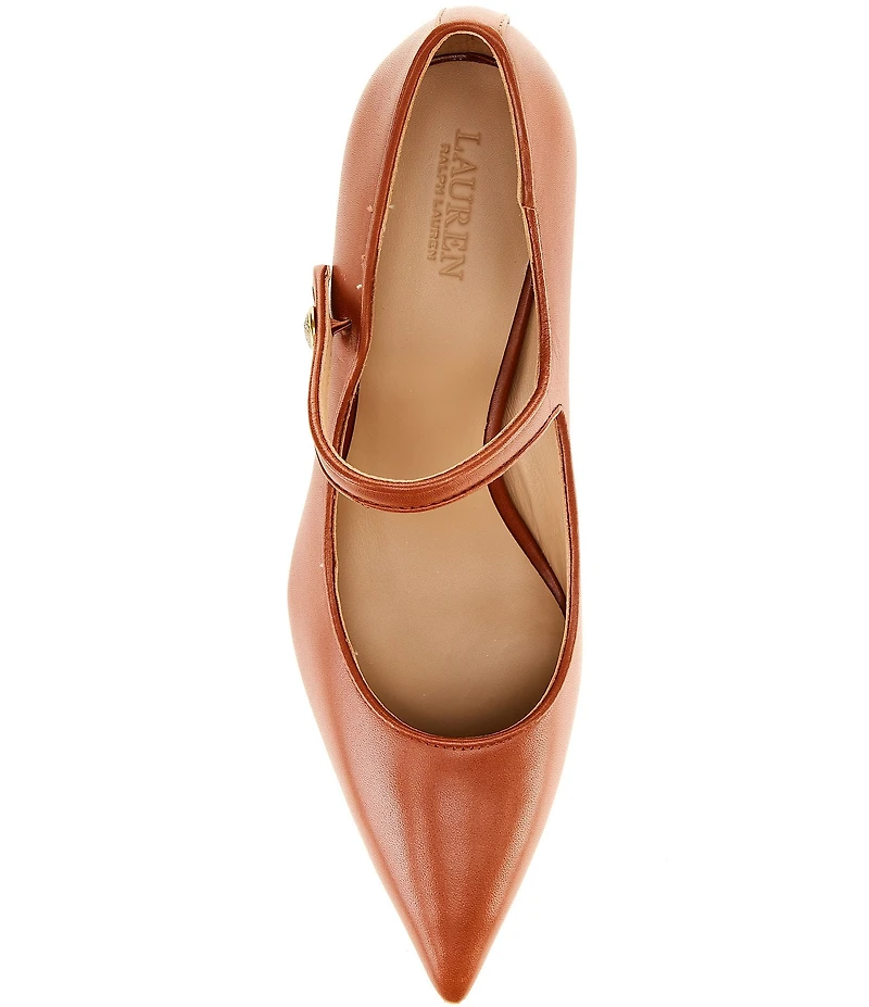 Lauren Ralph Lauren Lanette Leather Mary Jane Pumps