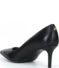 Lauren Ralph Lauren Lanette Pointed Toe Leather Pumps
