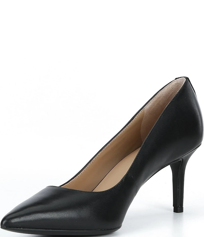 Lauren Ralph Lauren Lanette Pointed Toe Leather Pumps