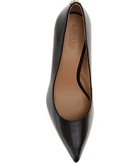 Lauren Ralph Lauren Lanette Pointed Toe Leather Pumps