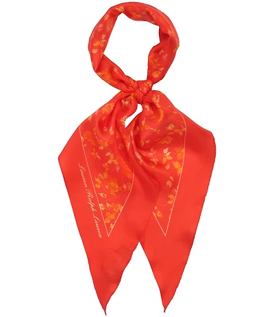 Lauren Ralph Lauren Large Floral Diamond Scarf